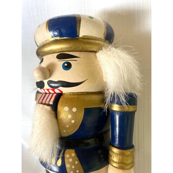 Vintage wooden Nutcracker Christmas Decor figurine Soldier 6" - Picture 3 of 7